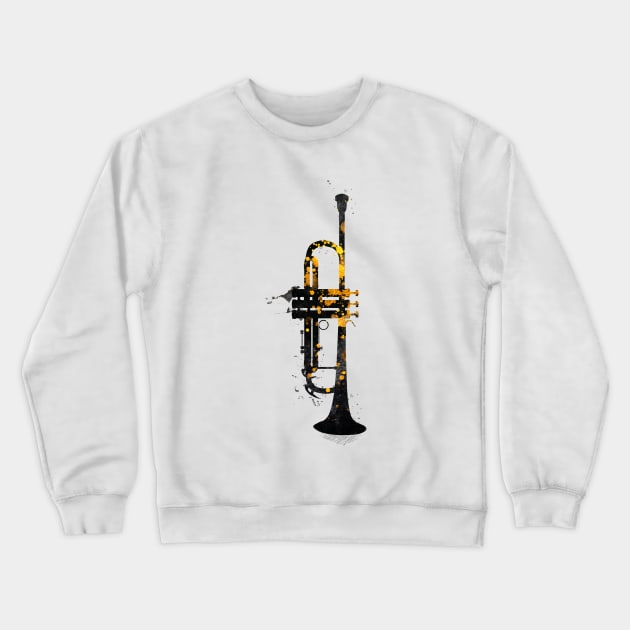 Trumpet music art #trumpet Crewneck Sweatshirt by JBJart
